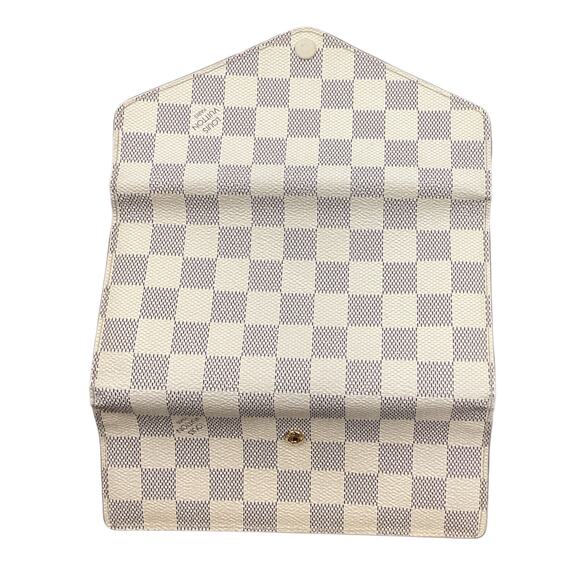 Louis Vuitton Damier Azur Portefeuille Josephine Trifold Long Wallet with Pouch - Picture 4 of 6